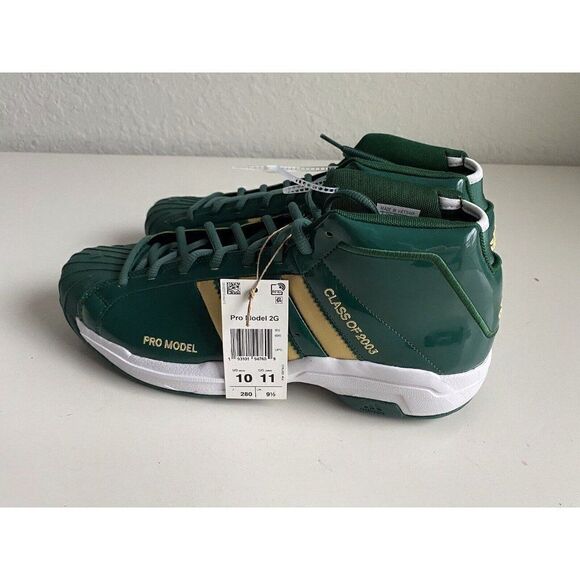 Adidas Pro Model 2G SVSM Lebron James Basketball Shoes FW3664 Men’s Sz 10 NEW - Picture 6 of 10